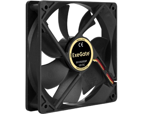 [Вентиляторы] Exegate EX166176RUS Вентилятор ExeGate Mirage-S 120x120x25 подшипник скольжения, 1200 RPM, 25dB, 3pin