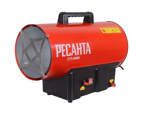 [Тепловые пушки] Ресанта ТГП-30000 [67/1/15] Тепловая газовая пушка { Мощность 33кВт, 300м.куб/ч, 0,3 бар, расход 2,4 кг/час }