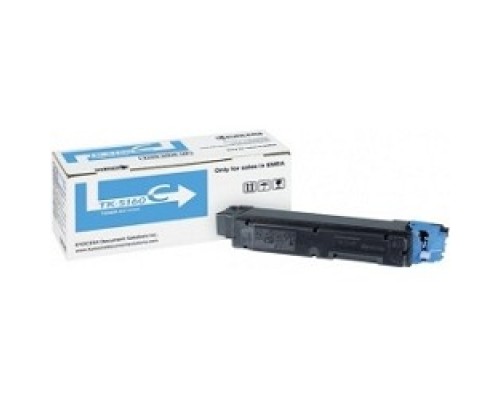 [Расходные материалы] Kyocera-Mita TK-5160C Тонер-картридж, Cyan {P7040cdn (12 000 стр.)}