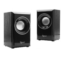 Акустич. система 2.0 Gembird SPK-204 {МДФ, черный ,2х3  Вт,USB-питание}