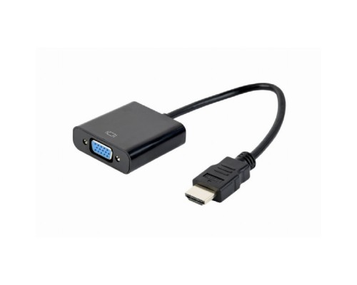 [переходник] Gembird Переходник HDMI-VGA Cablexpert, 19M/15F, провод 15см (A-HDMI-VGA-04)
