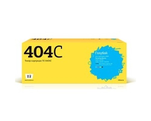 [Расходные материалы] T2 CLT-C404S Картридж TC-S404C для Samsung Xpress SL-C430/C430W/C480/C480W/C480FW (1000стр.) голубой, с чипом