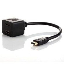Rexant (17-6832) ПЕРЕХОДНИК шт.HDMI - 2гн.HDMI (провод) GOLD 