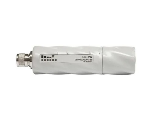 [Сетевое оборудование] MikroTik RBGrooveGA-52HPacn Беспроводная точка доступа 2.4/5 ГГц 802.11ac Groove 52 ac with 720MHz CPU, 64MB RAM, 1 x Gigabit LAN, 1 x built-in high power 2.4/5GHz 802.11a/b/g/n/ac