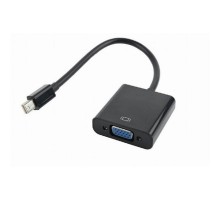 Cablexpert Переходник miniDisplayPort - VGA, 20M/15F, длина 10см, черный, пакет (A-mDPM-VGAF-02)
