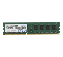 Patriot DDR3 DIMM 4GB (PC3-10600) 1333MHz PSD34G133381