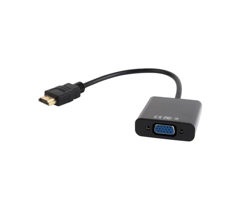 [переходник] Gembird-Cablexpert Переходник HDMI-VGA, 19M/15F (A-HDMI-VGA-03)