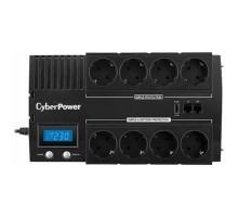 ИБП CyberPower BR700ELCD {Line-Interactive, 700VA/420W USB/RJ11/45/USB charger A (4+4 EURO), 12В/7,2 Ач х 1}