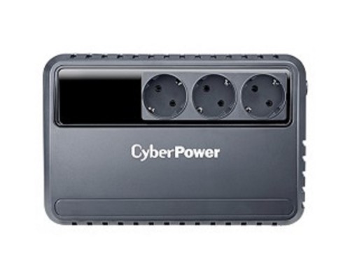 [ИБП] ИБП CyberPower BU600E {Line-Interactive, 600VA/360W (3 EURO), 12В/5 Ач х 1}