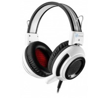 Oklick HS-G300 белый/черный {2.5м мониторы оголовье (AH-V1W)} [361558]