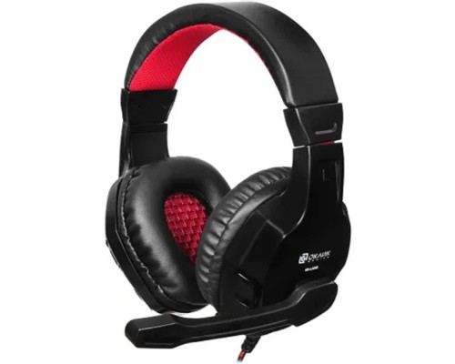 [Наушники и микрофоны] Oklick HS-L320G черный/красный{1.9м мониторы оголовье (NO-3000)} [359482]