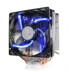 CROWN Кулер для процессора CM-5 (Для Intel и AMD,TDP до 187 Ватт,5шт. теплопроводных трубок,Синяя светодиодная подсветка,Гидродинамическиий подшипник,Размер: 148*126*85 мм)