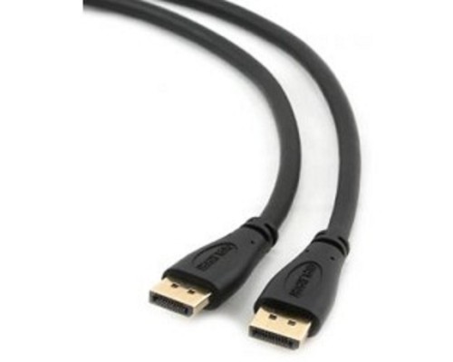 [кабели] Кабель DisplayPort Gembird/Cablexpert, v1.2 (скорость передачи до 21.6Гбит/с), 1.8м, 20M/20M, черный, экран (CC-DP2-6)