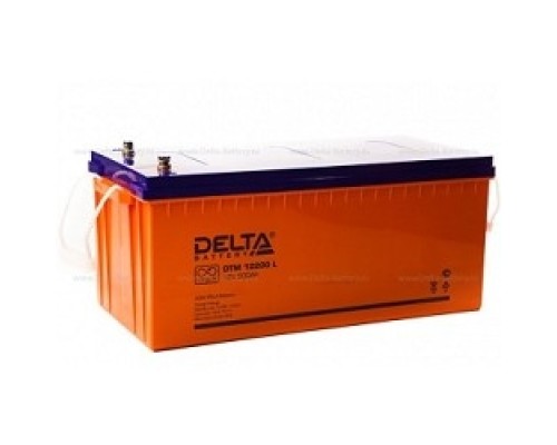 [батареи] Delta DTM 12200 L (200 Ач, 12В) свинцово- кислотный аккумулятор  