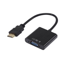 ORIENT Кабель-адаптер C050, HDMI M -> VGA 15F, для подкл.монитора/проектора к выходу HDMI, длина 0.2 метра