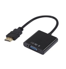 ORIENT Кабель-адаптер C050, HDMI M -> VGA 15F, для подкл.монитора/проектора к выходу HDMI, длина 0.2 метра