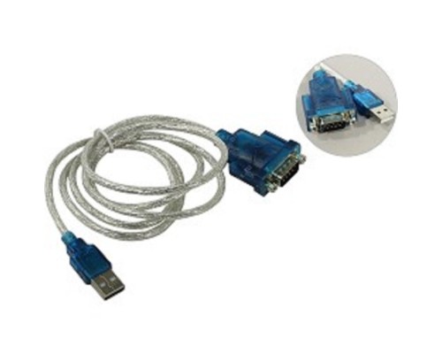 [переходник] ORIENT Кабель-адаптер  USS-112, USB Am to RS232 DB9M (WCH CH340, поддержка Win 8.x/10), длина 1.2м, крепеж разъема - гайки