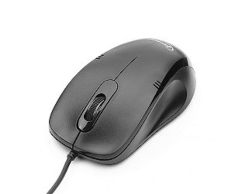 [Мышь] Gembird MOP-100 Black {Мышь, USB, черный, 3 кнопки,  1000 DPI, кабель 1.5м}