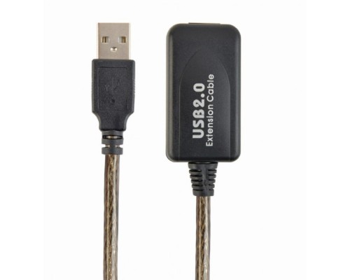 [кабели] Cablexpert Кабель удлинитель USB 2.0 активный AM/AF, 10м (UAE-01-10M)