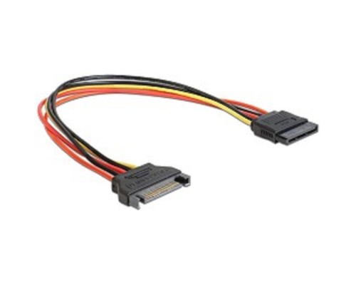 [кабели] Cablexpert Удлинитель кабеля питания SATA 15pin(M)/15pin(F), 50см (CC-SATAMF-02)