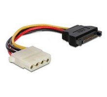 Кабель питания SATA Cablexpert 15см, sata 15pin/molex 4pin, пакет (CC-SATA-PS-M)