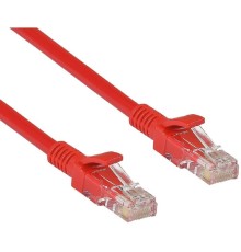 Exegate EX258666RUS Патч-корд UTP-RJ45-RJ45-5e-0,3M-RD, UTP, cat.5e, 0.3м, красный