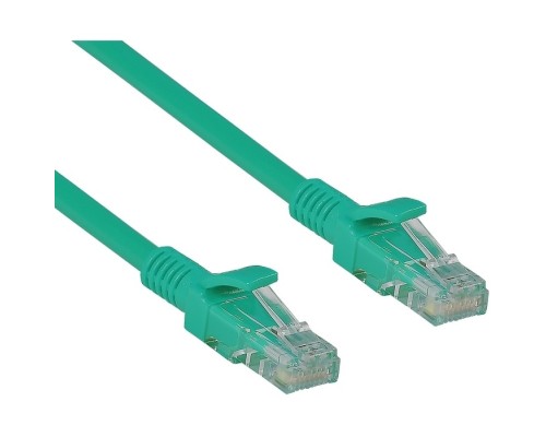 [Коммутационный шнур] Exegate EX258669RUS Патч-корд UTP-RJ45-RJ45-5e-1,5M-GN, UTP, cat.5e, 1.5м, зеленый