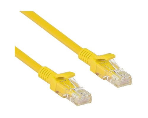 [Коммутационный шнур] Exegate EX258674RUS Патч-корд UTP-RJ45-RJ45-5e-2M-YL, UTP, cat.5e, 2м, желтый