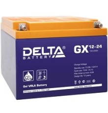 Delta GX 12-24 (24 А\ч, 12В) свинцово- кислотный аккумулятор  