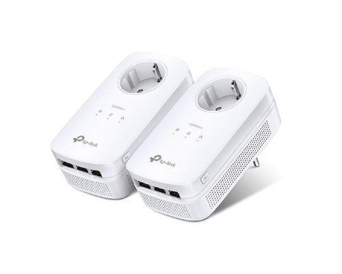 [Сетевое оборудование] TP-Link TL-PA8030P KIT AV1300 Комплект гигабитных Powerline-адаптеров со встроенной розеткой