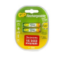 GP Smart Energy 40AAAHCSV AAA NiMH 400mAh (40AAAHCV-2CRSBC2) (2 шт. в уп-ке) аккумулятор