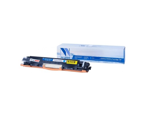 [Расходные материалы] NVPrint CE311A/CF351A/Canon 729 Картридж для HP LaserJet Color Pro 100 M175a/M175nw/CP1025/CP1025nw/M176n/M177fw/Canon i-SENSYS LBP7010C/LBP7018C Cyan (1000k)