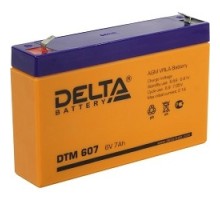 Delta DTM 607 (7 А\ч, 6В) свинцово- кислотный аккумулятор  