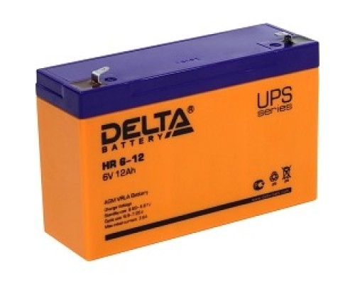 [батареи] Delta HR 6-12 (12 Ач, 6 В) свинцово- кислотный аккумулятор  