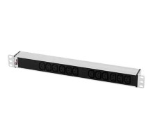 REM Блок розеток Rem-32 с инд., 12 IEC 60320 C13, 32А, алюм., 19