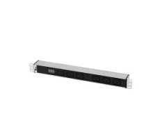REM Блок розеток Rem-32 с амп., 6 IEC 60320 C19, 32А, алюм., 19
