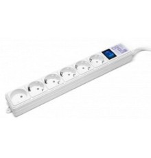 PowerCube Фильтр-удлинитель (SPG(5+1)-16B-3M) 6 розеток, 3м,16А/3,5кВт, белый