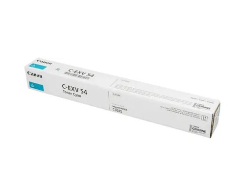 [Расходные материалы] Canon C-EXV54C Тонер-картридж для Canon iR ADV C3025/C3025i (8500 стр.), голубой [1395C002]