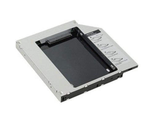 [Контейнер для HDD] AgeStar SSMR2S Сменный бокс для HDD/SSD  SATA-SATA, металл-пластик, черный, 2.5