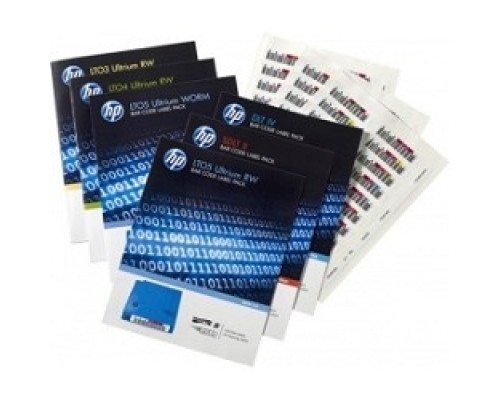 [Сетевые системы хранения данных] HPE Q2014A, LTO-7 Ultrium RW Bar Code Label Pack