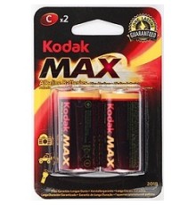 Kodak LR14-2Bl Max Super Alkaline [Kc-2] (20/200/6000) (2 шт. в уп-ке)