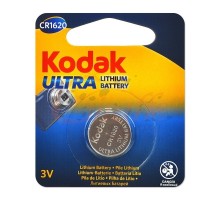 Kodak CR1620-1BL (60/240/12000) ULTRA (MAX Lithium) (1 шт. в уп-ке) 