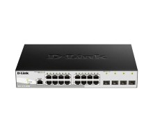 D-Link DGS-1210-20/ME/B1A Управляемый L2 коммутатор с 16 портами 10/100/1000Base-T и 4 портами 1000Base-X SFP