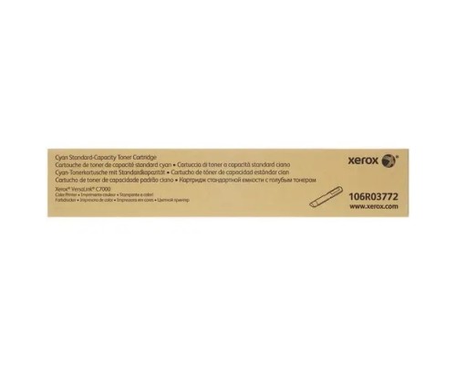 [Расходные материалы] XEROX 106R03772 Тонер-картридж голубой (3,3K) XEROX VersaLink C7000 