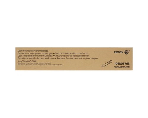 [Расходные материалы] XEROX 106R03768 Тонер-картридж повышенной ёмкости голубой (10,1K) XEROX VersaLink C7000 