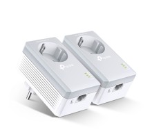 TP-Link TL-PA4010P KIT AV600 Комплект адаптеров Powerline со встроенной розеткой