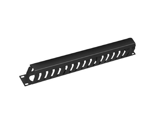 [Cabeus аксессуары к монтажным шкафам] Cabeus JB07-1U-BK Кабельный органайзер 19