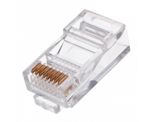 [Коннектор] Cablexpert Вилка RJ-45 (8P8C) универсальная. кат.5e. со сквозным отверстием  (10 шт.) (LC-PTU-01/10)
