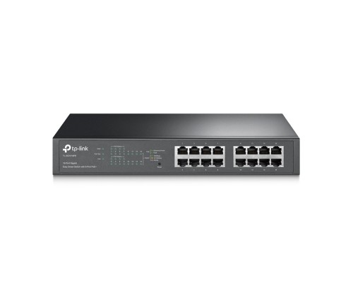 [Сетевое оборудование] TP-Link TL-SG1016PE Коммутатор Easy Smart с 16 гигабитными портами (8 портов PoE+)