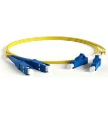 Hyperline FC-D2-9-SC/­UR-SC/­UR-H-3M-LSZH-YL Патч-корд волоконно-оптический (шнур) SM 9/­125 (OS2), SC/­UPC-SC/­UPC, 2.0 мм, duplex, LSZH, 3 м